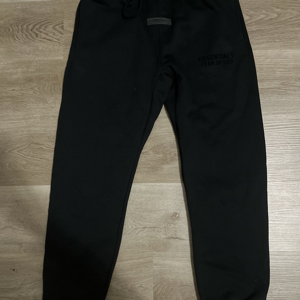 Essentials Black Jogger Sweatpants